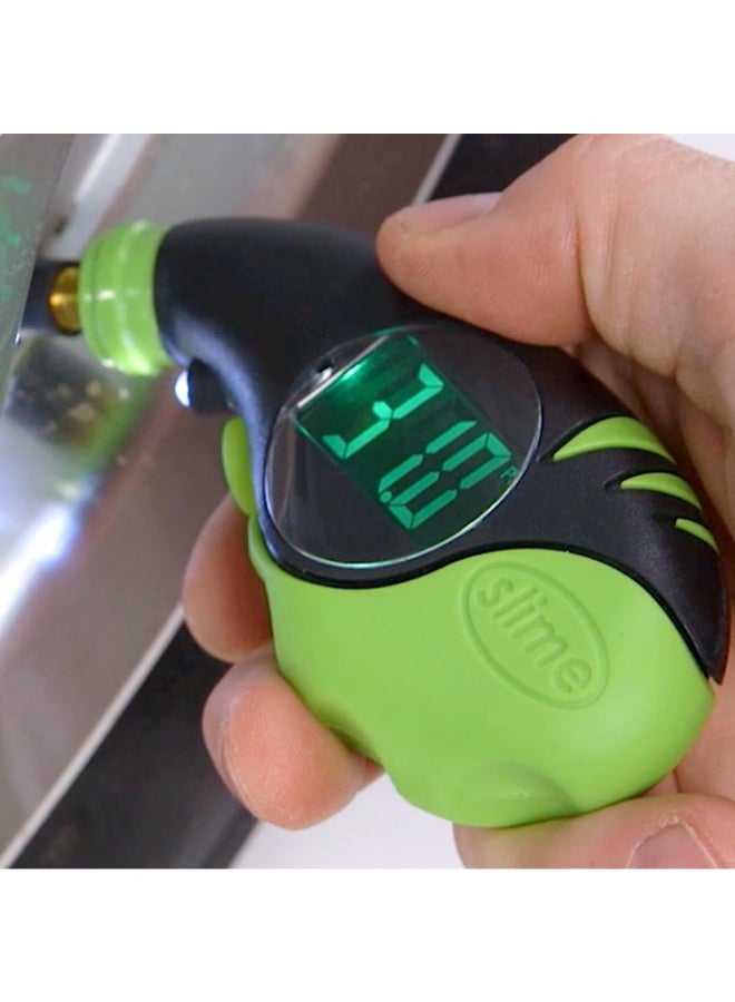 سلايم إيرلوك 5-150 مقياس ضغط إطارات رقمي سهل القراءة اللونين الأسود والأخضر 18.11 x 11.43 x 2.72 ملم 20475 - Image 5